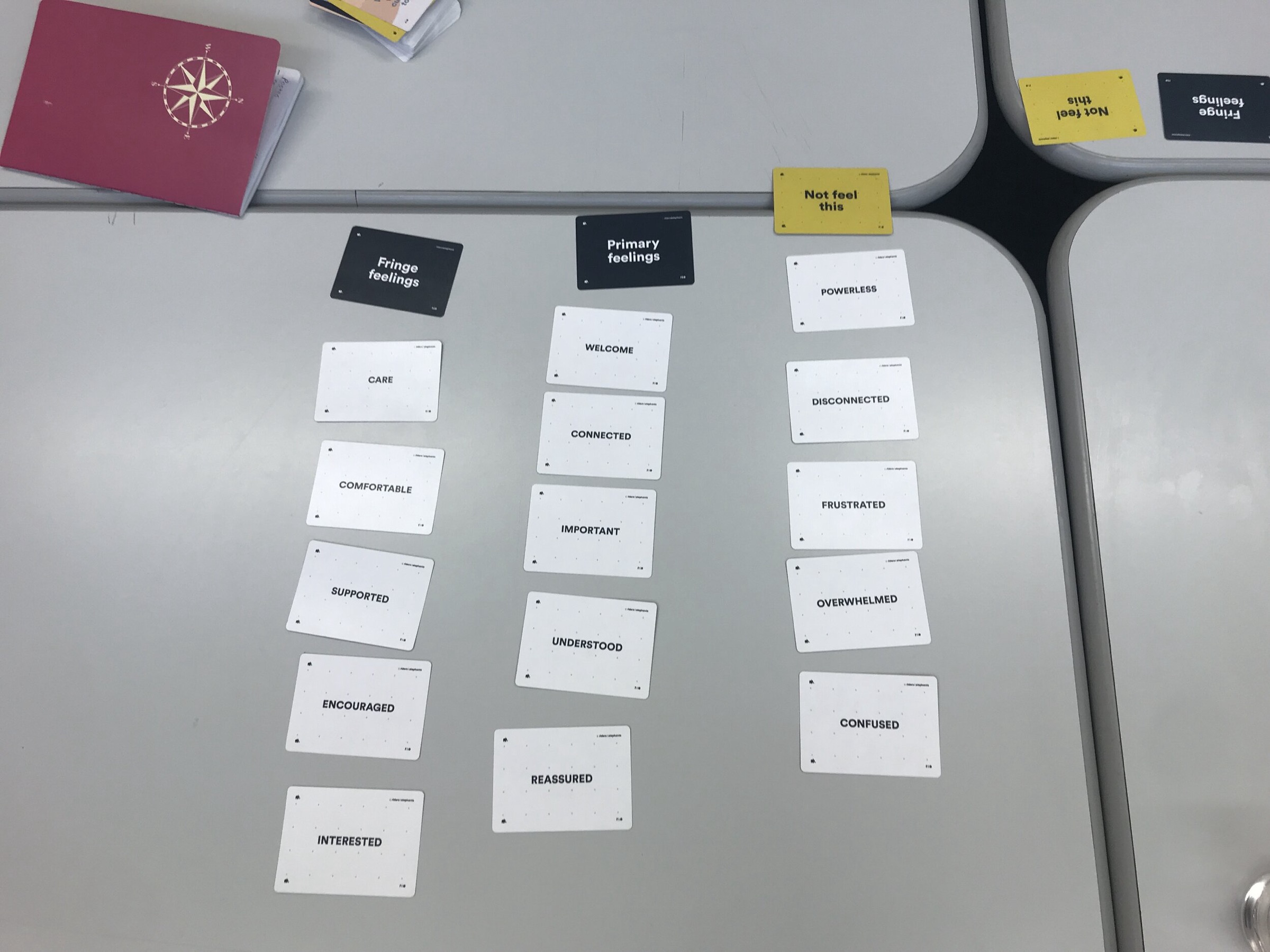 Staff workshop session — “What we want our customers to feel”